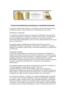 Vinculación económica y precios de transferencia