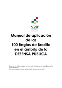 Manual de aplicación de las 100 Reglas