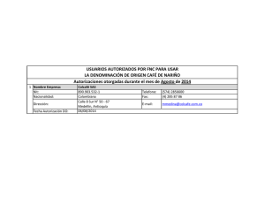 USUARIOS AUTORIZADOS POR FNC PARA