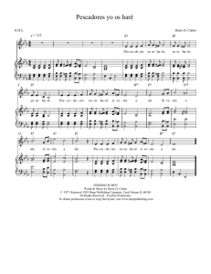 I Will Make You Fishers of Men - Spanish