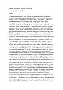 Teoría de la inteligencia creadora [Texto impreso] Marina, José