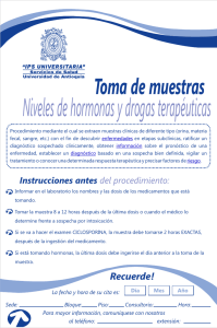 Toma de muestras - IPS Universitaria
