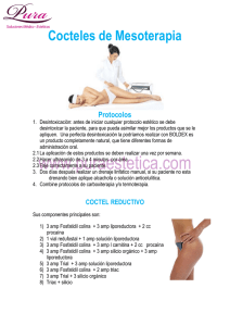 Cocteles de Mesoterapia