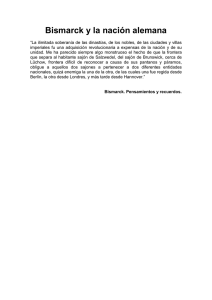 Bismarck y la nación alemana