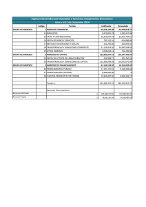 Ingresos Generados por Impuestos o Servicios, Cooperación