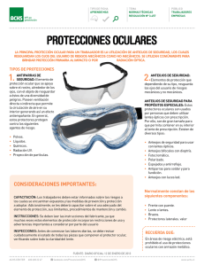 Protecciones Oculares: Normas Técnicas y Seguridad Laboral