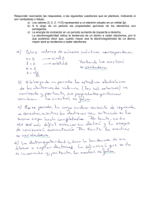 Responder razonando las respuestas, a las siguientes cuestiones