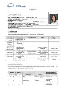 datos personales apellidos y nombres: ponce andrade ana lucía