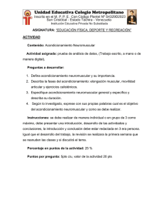 ASIGNATURA: “EDUCACIÓN FÍSICA, DEPORTE Y RECREACIÓN