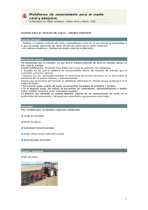 EQUIPOS PARA EL TRABAJO DEL SUELO