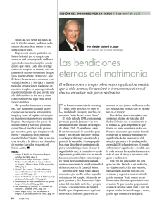 Las bendiciones eternas del matrimonio