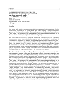 TRI0031 PADRES OBEDIENTES, HIJOS