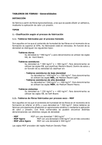 TABLEROS DE FIBRAS