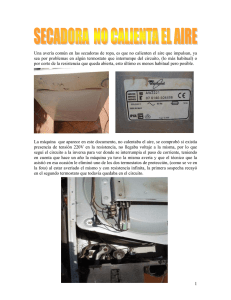 averia termostato secadora no calienta el aire