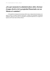 ¿En qué momento la administradora debe efectuar el pago efectivo