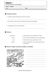 Ejercicios de Geografía Física para Primaria