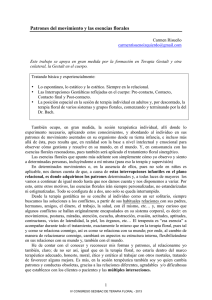 Patrones del movimiento y las esencias florales