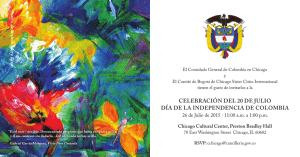 CELEBRACIÓN DEL 20 DE JULIO DÍA DE LA INDEPENDENCIA