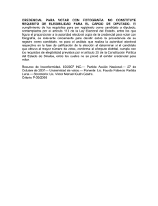 Criterio P