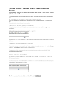 Calcular la Edad en Access: Tutorial con Funciones Ent y DifFecha