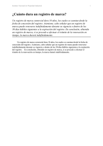 ¿Cuánto dura un registro de marca?