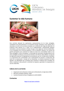 Sustentar la vida humana - IUCN World Parks Congress
