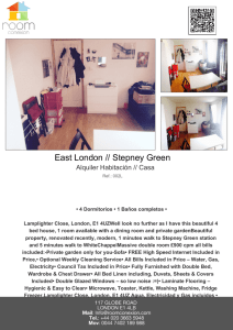 East London // Stepney Green - Bienvenidos a Room conexion