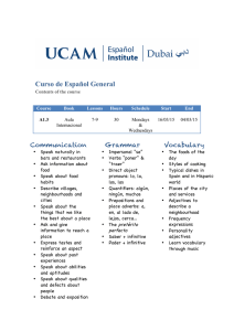 Curso de Español General
