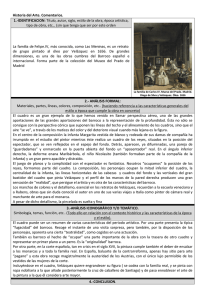 Historia del Arte. Comentarios. 1.-IDENTIFICACION: Título, autor