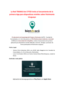 La Red TRAMA3 de CYTED invita al lanzamiento de la primera App