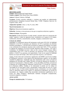 Mini-Mental State Exam (MMSE)
