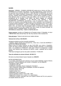 Lot únic Descripció: "URBANA.- VIVIENDA UNIFAMILIAR aislada