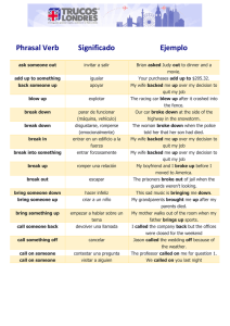 Phrasal Verb I - TrucosLondres.com