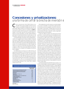Concesiones y privatizaciones: una forma de cerrar la brecha de