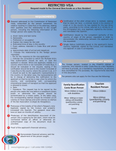 RESTRICTED VISA