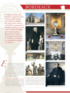Milagro Eucaristico de Bordeaux, Francia, 1822