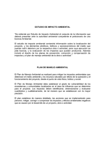 ESTUDIO DE IMPACTO AMBIENTAL