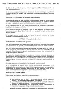 Normativa Recaudación Ejecutiva Melilla - Boletín Oficial