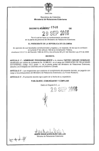 "v:J @ ~~~Vl 2~}~16" - Presidencia de la República