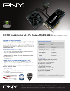 Liquid Cooled Graphics Card