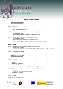 AVANCE DE PROGRAMA (Versión pdf)