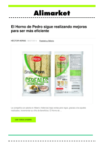 El Horno de Pedro sigue realizando mejoras para ser