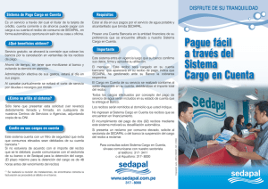 Afiliación al cargo en cuenta