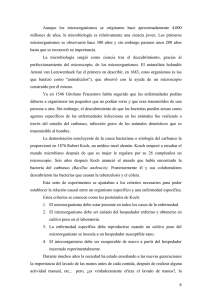 8 Aunque los microorganismos se originaron hace