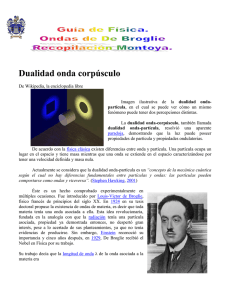 Dualidad onda corpúsculo