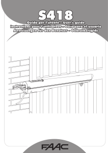 Guida per l`utente – User`s guide Instructions pour l`utilisateur