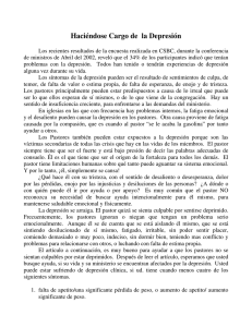 Haciéndose Cargo de la Depresión
