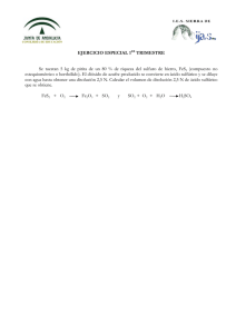En los ejercicios especiales a realizar en casa, uno al trimestre, se