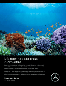 Brochure de Refacciones Remanufacturadas - Mercedes-Benz