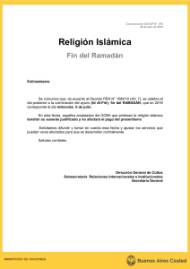 Religión Islámica - Mi Buenos Aires Web